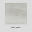 Mobile Lavatoio in Ceramica 2 Ante e Strofinatoio Integrato 60x50x86A cm Olmo Bianco