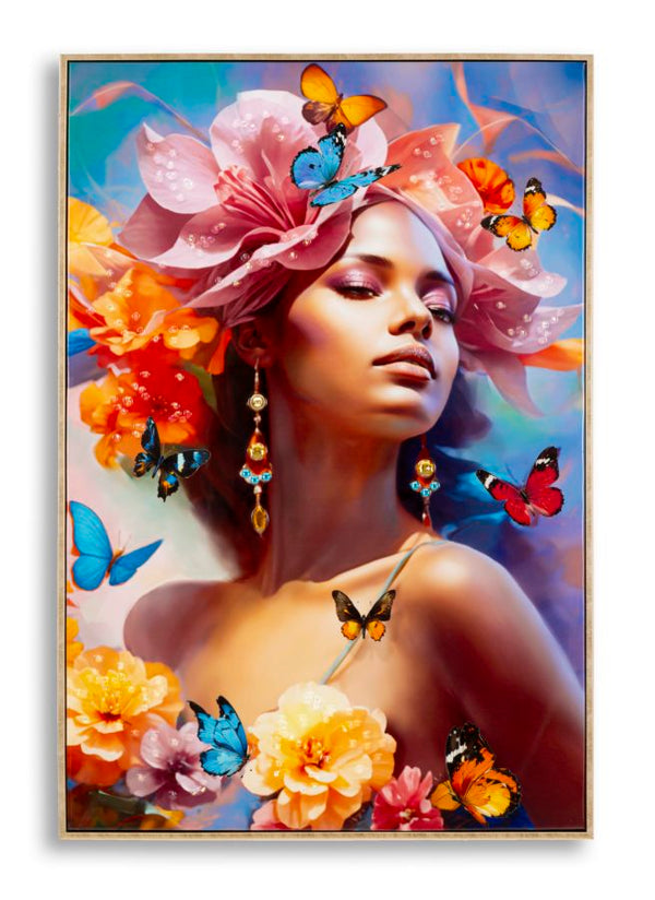 acquista Dipinto su Tela Laccato Marty con Cornice 62x4x92 cm in Pino e Tela e Plastica