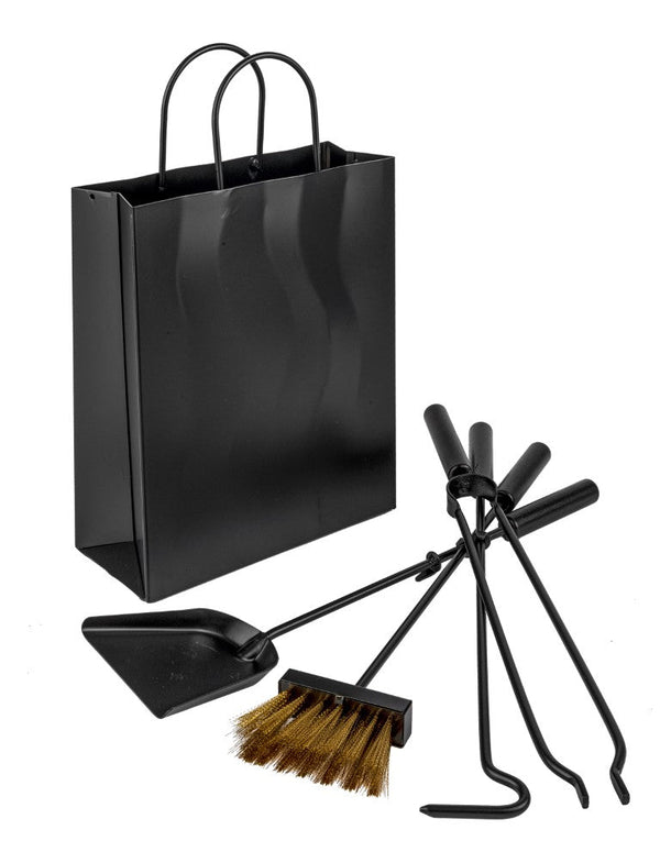 Set Camino 4 Pezzi H56 in Ferro Verniciato Nero Opaco online
