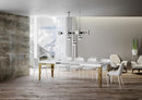 Tavolo Allungabile 180-284x90x77 cm Karamay Bianco Frassino
