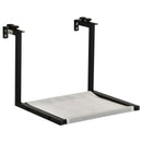 Amaca per Gatti da Parete 42,5x54x34 cm in Tessuto Nero