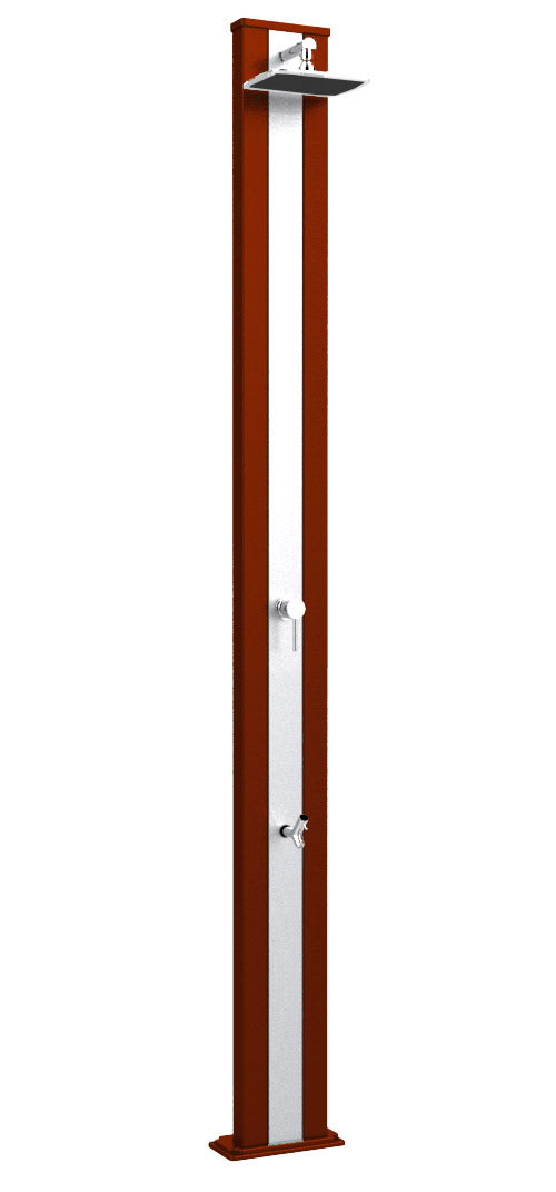 Doccia da Esterno Giardino Miscelatore e Lavapiedi Arkema Spring S Fascia Inox Oro Van Gogh prezzo