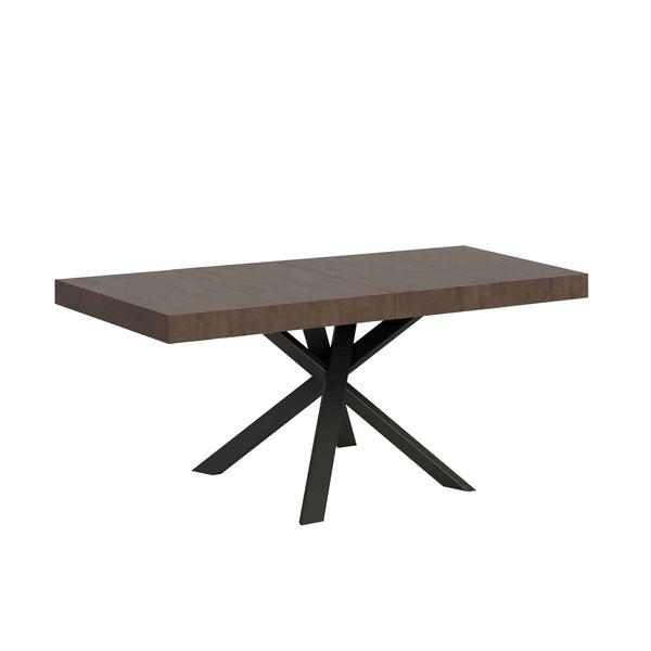 Tavolo Allungabile 90/194x90x77 cm Clerk Premium Noce sconto