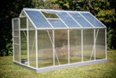 Serra da Giardino 1,9x3,1 m in Alluminio e Policarbonato Alveolare 3,7mm Grigio 
