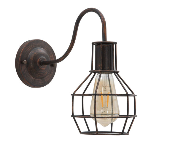 sconto Lampada da Muro Industry 32x14x30 cm in Ferro