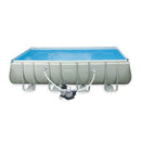 Piscina Fuori Terra Rettangolare H132x549x274cm con Pompa Scaletta e Teli Intex Ultra Frame