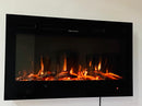 Camino Elettrico da Incasso 54,4x91,5x14 cm Effetto Fiamma 1500W Adeli