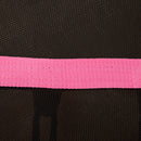 Trampolino Tappeto Elastico per Bambini Ø161x163 cm con Rete di Sicurezza e Corde Elastiche Rosa