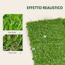 Pavimentazione da Esterno Incastrabile 10pz 30x30 cm Prato Sintetico 