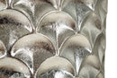 Porta Vasi Coppia Silvy Ø37x92 cm - Ø32x75 cm in Ferro Argento      