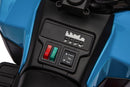 Quad Elettrico per Bambini Safari 6V con Bauletto Posteriore Blu