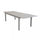 Tavolo Cuba Allungabile 220/280x100x75 h cm in Alluminio Tortora