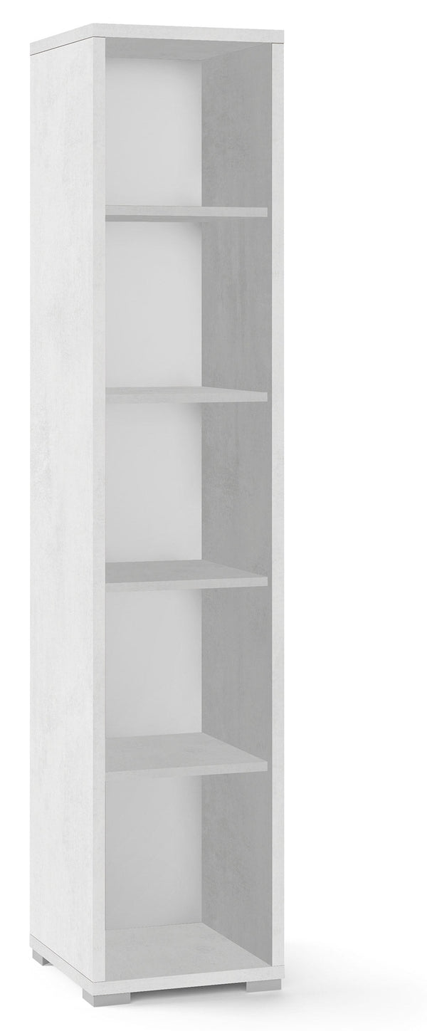 Libreria a Giorno 39x182x41 cm Ossido Bianco prezzo