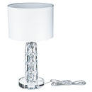 Lampada da tavolo Modern in Metallo e Vetro Talento Cromo