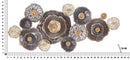 Pannello Browny 167,6x7,6x73,5 cm in Ferro Multicolor