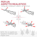 Albero di Natale Artificiale 180 cm 618 Rami con Pigne Verde 