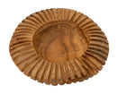Svuotatasche Geris Ø35x7 cm in Teak Riciclato      
