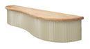 Mensole Frankfurt Coppia 86x18x12 cm in Gomma e Metallo      