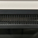Camino Elettrico da Terra 1800W con Effetto Fiamma Telecomando e Timer Bianco      