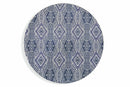 Set 6 Sottopiatti Ø33x2 cm in Plastica Villa d'Este Home Tivoli Etnico Blu