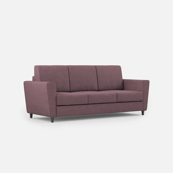 Divano 3 Posti 212x85x85 cm Yasel in Tessuto Prugna acquista