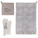 Set 3 pezzi Cucina presina guanto strofinaccio  in Cotone VdE Tivoli 1996 