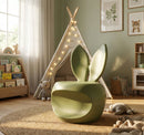 Sedia Bunny Verde 57x55x79 cm in Polietilene Verde      