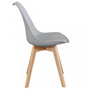 Sedia Marsiglia 48x43x82 h cm in Plastica Grigio