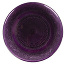 Set 6 Piatti Piani Ø25x2 cm  in Vetro VdE Tivoli 1996 Imperial Viola