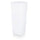 Vaso Quadrato Luminoso da Giardino Solare Autoricaricabile 45x45x102 cm in Polietilene Sined Solar 102 Bianco