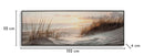 Stampa Dipinta su Tela Laccata Beach con Cornice 152x4x52 cm in Abete e Tela e Plastica      