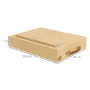 Cavalletto per Pittura da Tavolo Pieghevole 33,5x26x26 cm in Legno Naturale