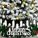 Albero di Natale Artificiale Innevato 140 cm 400 Punte  Verde