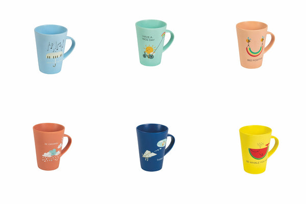 Tazza 300 ml in Porcellana Villa d'Este Home Tivoli Be Positive sconto