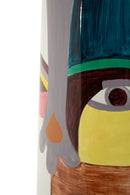 Vaso Piccassy Color Tall Ø15x40 cm in Ceramica Multicolor      