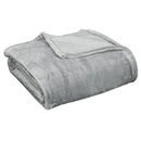 Coperta Plaid Dubleface 203x152x0,5 cm in Flanella 330 GSM Grigio