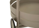 Carrello Saturno Tortora 40x49,5x61 cm in Metallo Grigio tortora      