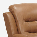 Poltrona Relax Reclinabile Manuale 100x72x74 cm in Similpelle Marrone