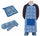 Set Grembliule Guanto e Presina in Cotone VdE Tivoli 1996 Masai