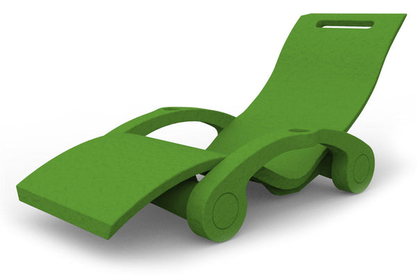 sconto Lettino Chaise Longue Galleggiante da Esterno Giardino Arkema Serendipity Verde Chiaro