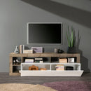 Porta TV Mogol bianco lucido pero 184x42x58H