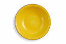 Set 6 Piatti Fondi Ø21x5 cm in Gres Villa d'Este Home Tivoli Baita Gialli