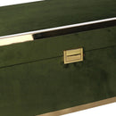 Set 2 Scatole in Legno verde rettangolare 
