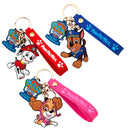 Set 24 Portachiavi 3D in Silicone per Bambini Paw Patrol Varie Colorazioni