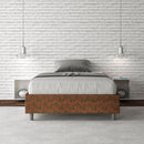 Letto 1 Piazza e Mezzo Azelia Era 04 Arancione Varie Misure
