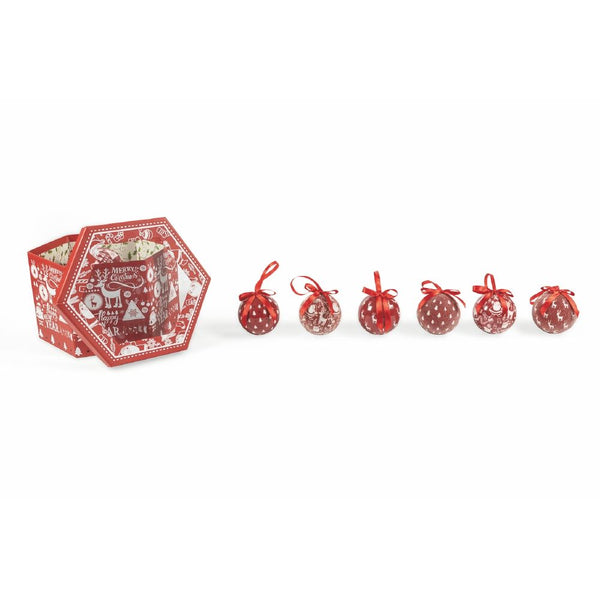 Set 14 Palle di Natale Ø7,5 cm in Polyfoam con Box Rudolf acquista
