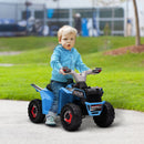 Mini Quad Elettrico per Bambini 6V Blu Grigio e Nero