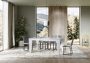 Tavolo Allungabile 180/440x90x77 cm Spimbo Premium Bianco Frassino  