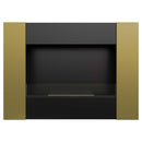 Camino a Bioetanolo da Parete 90,2x65 cm Flig Boston 2 Oro