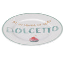 Set 4 Piattini Dolce Ø19x1,5 cm in New Bone China VdE Tivoli 1996 Le Travisate Bianco